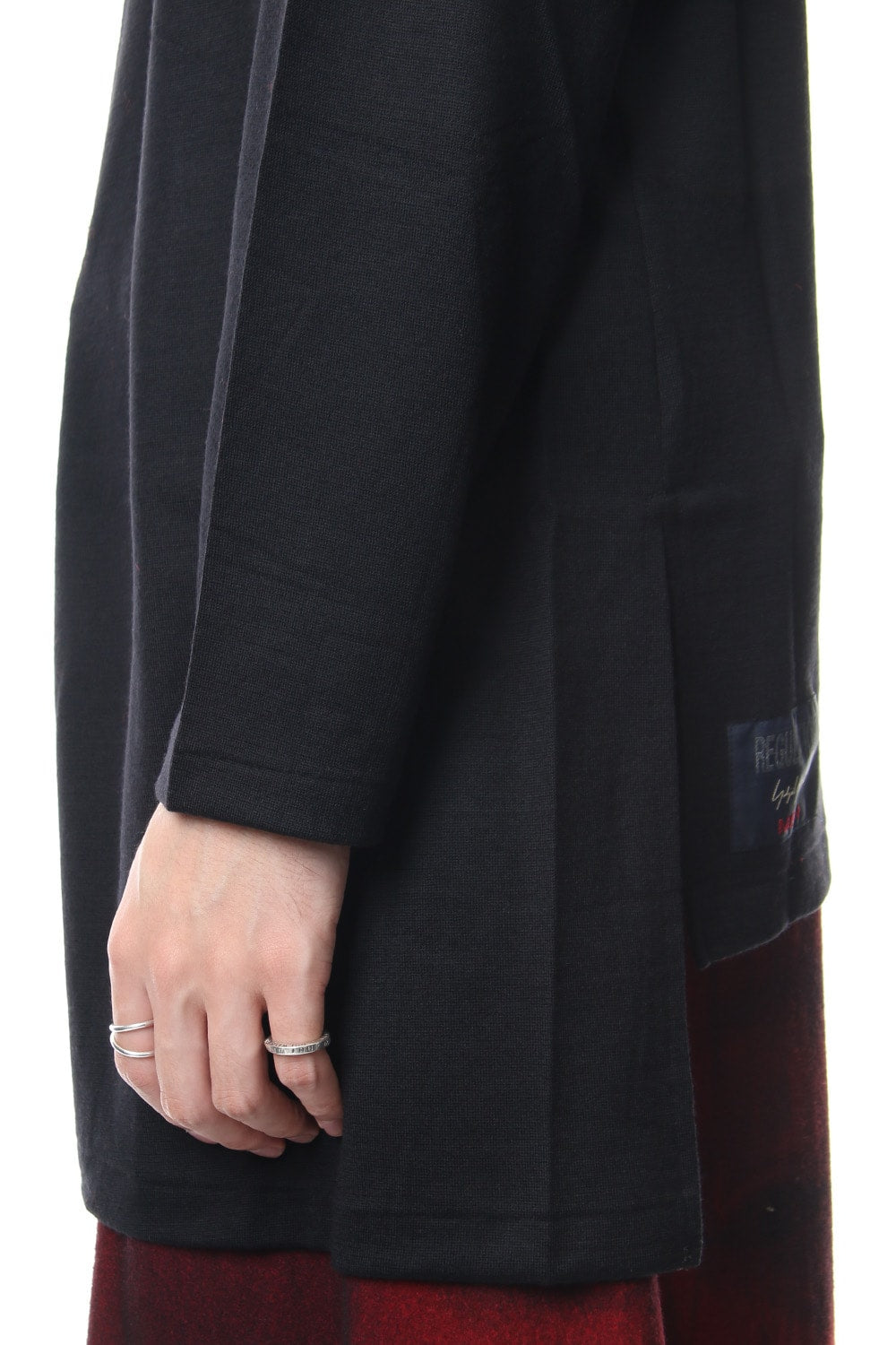 Diagonal switch long sleeve 2/48 washable wool