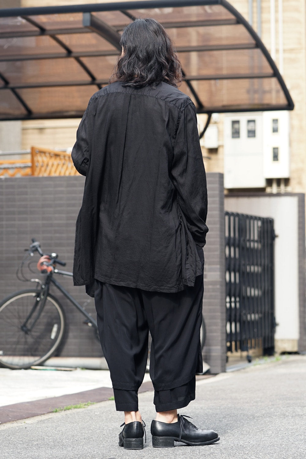 Left Front Double Switching Shirt