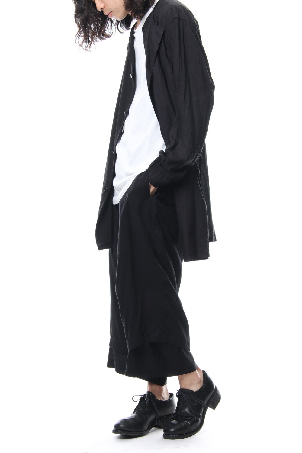 Left Front Double Switching Shirt