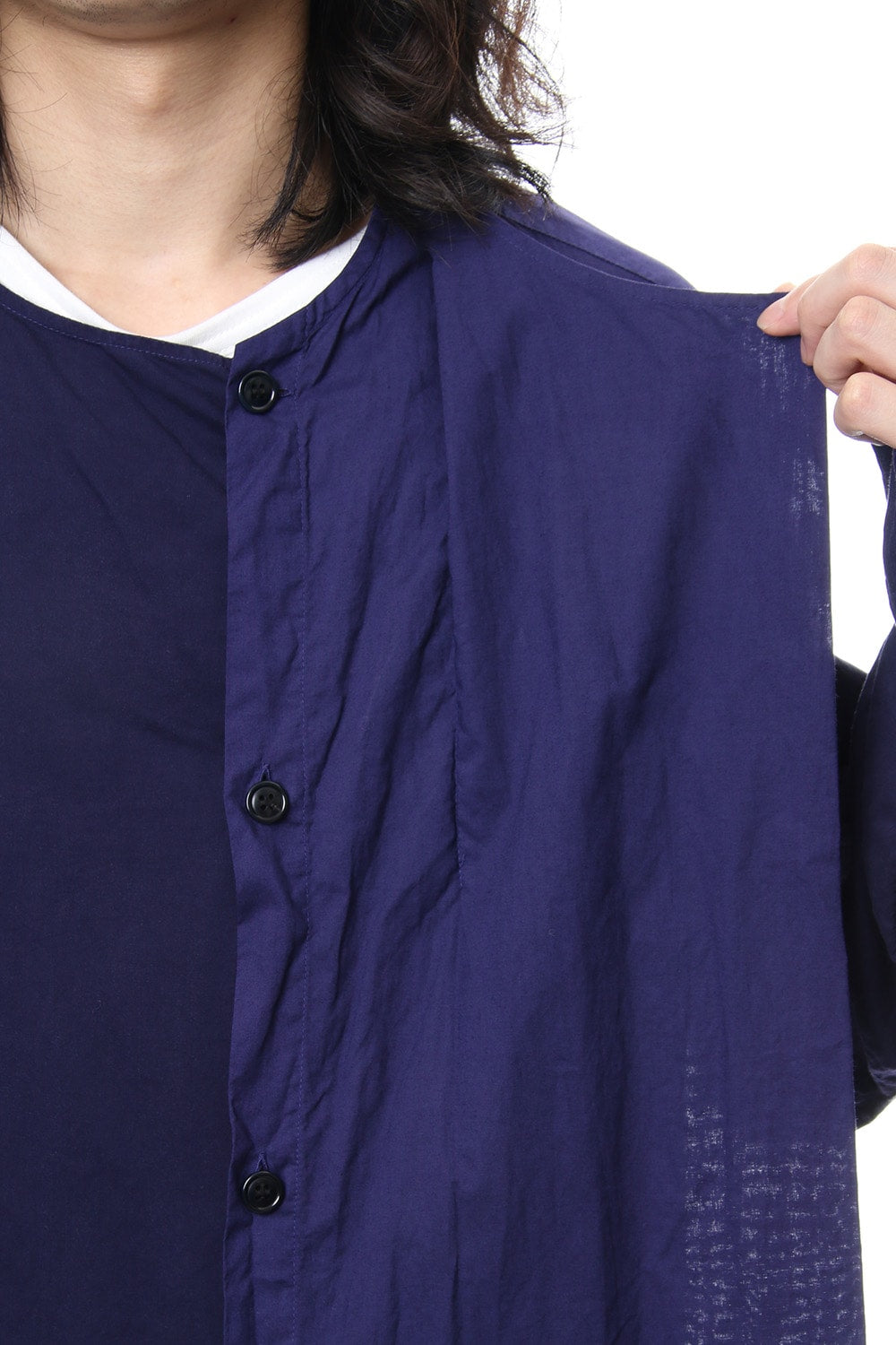 Left Front Double Switching Shirt