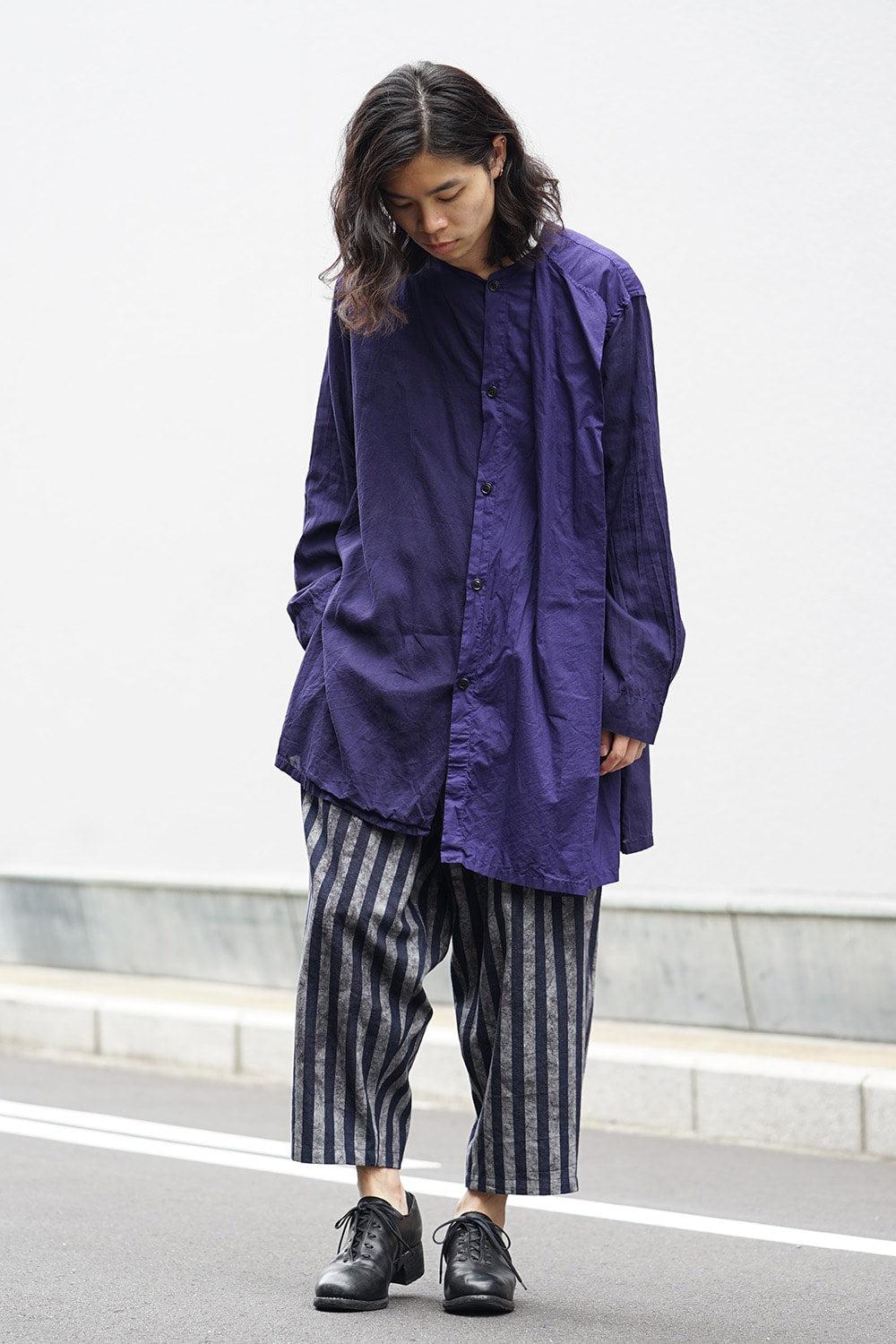 Left Front Double Switching Shirt