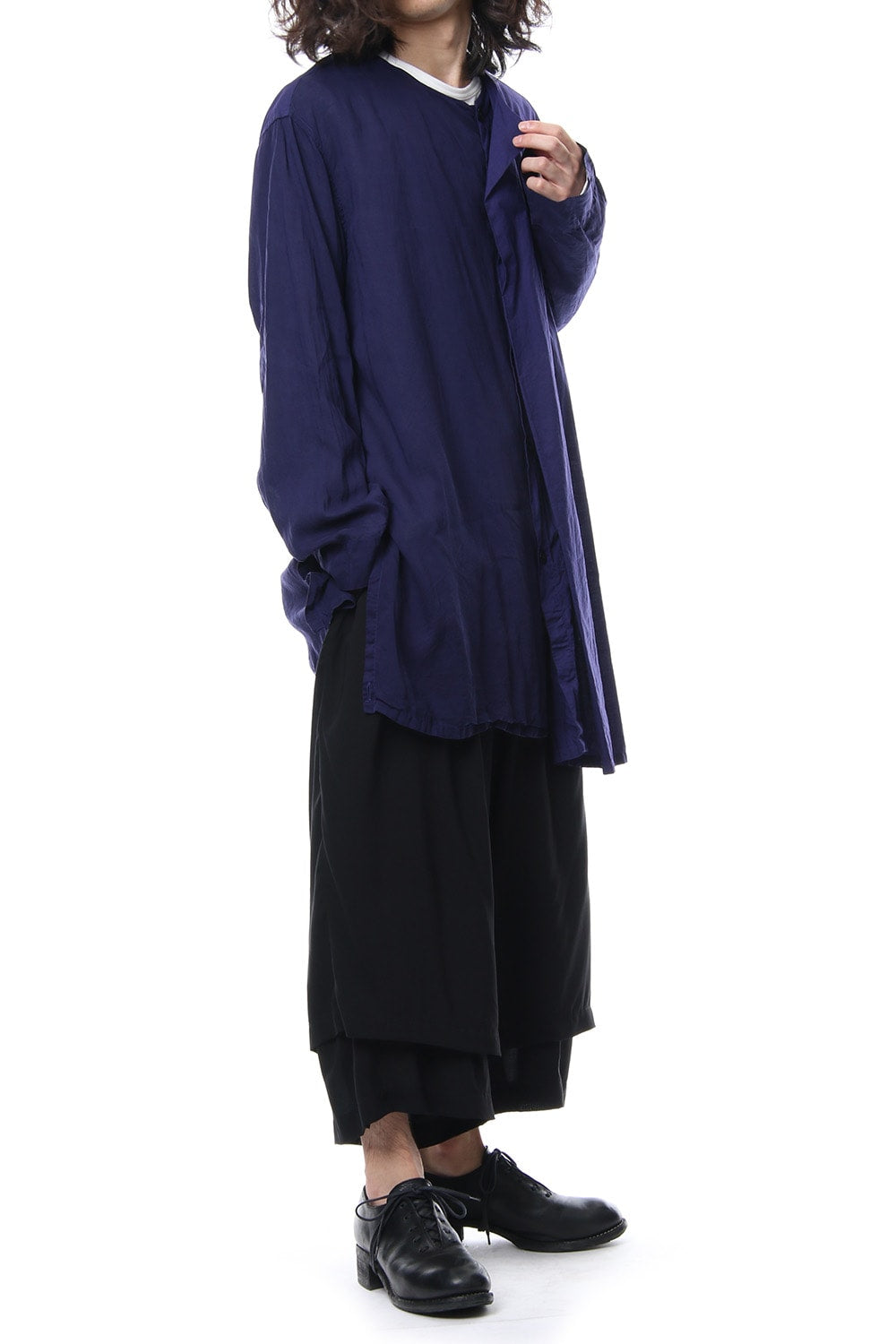 Left Front Double Switching Shirt