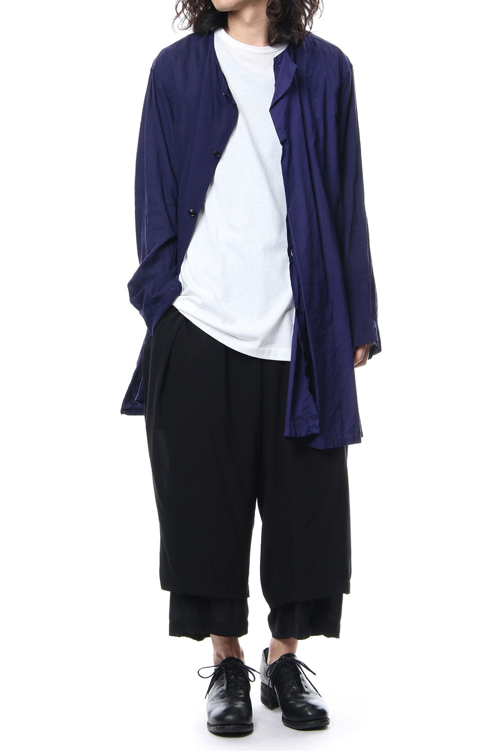 Left Front Double Switching Shirt