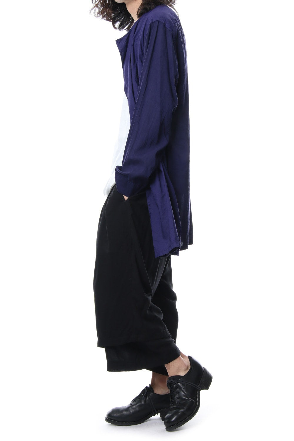 Left Front Double Switching Shirt