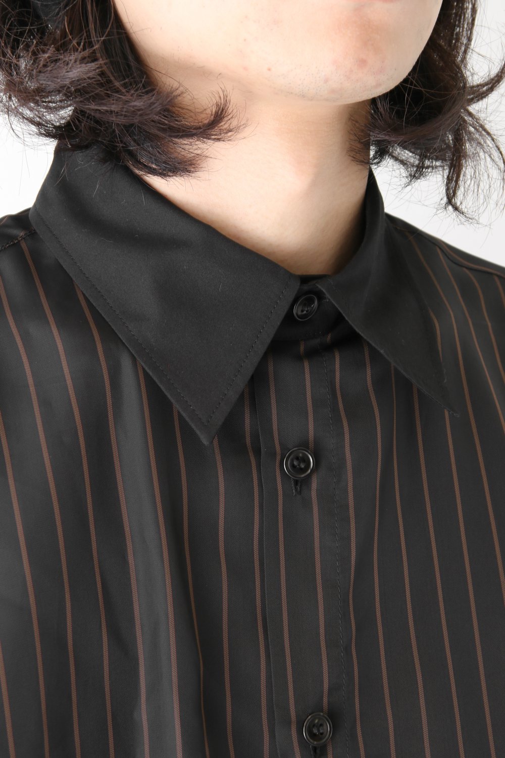 Striped Cupro Staff Shirt 