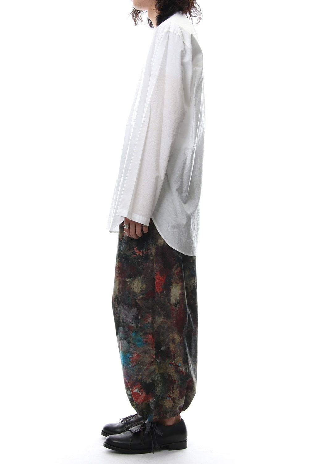 No Collar Long Sleeve Shirt