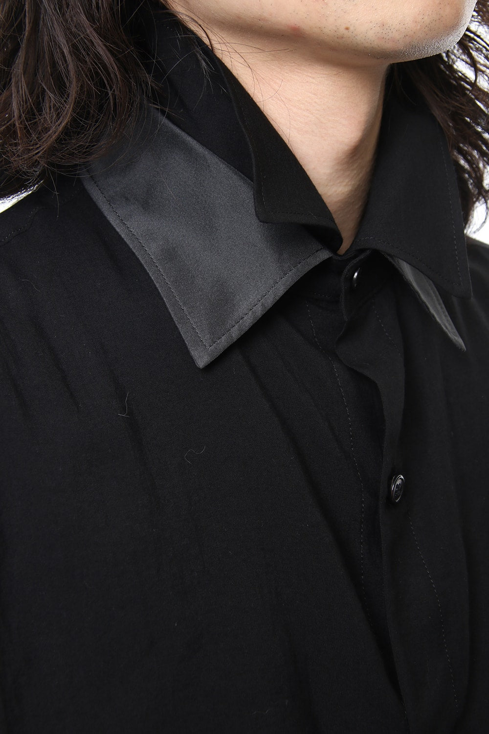 Double Collar Long Sleeve Shirt