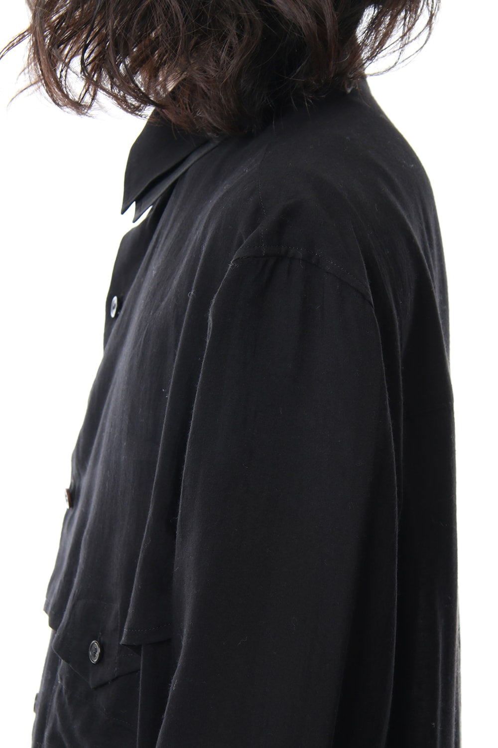 Double Collar Long Sleeve Shirt