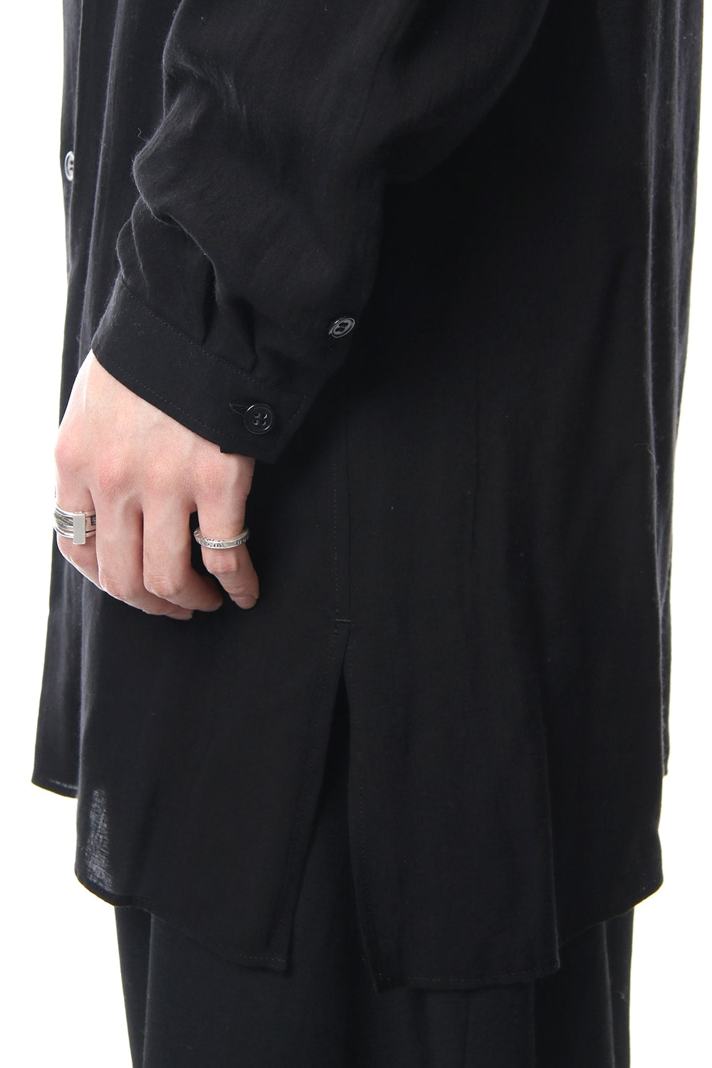 Double Collar Long Sleeve Shirt