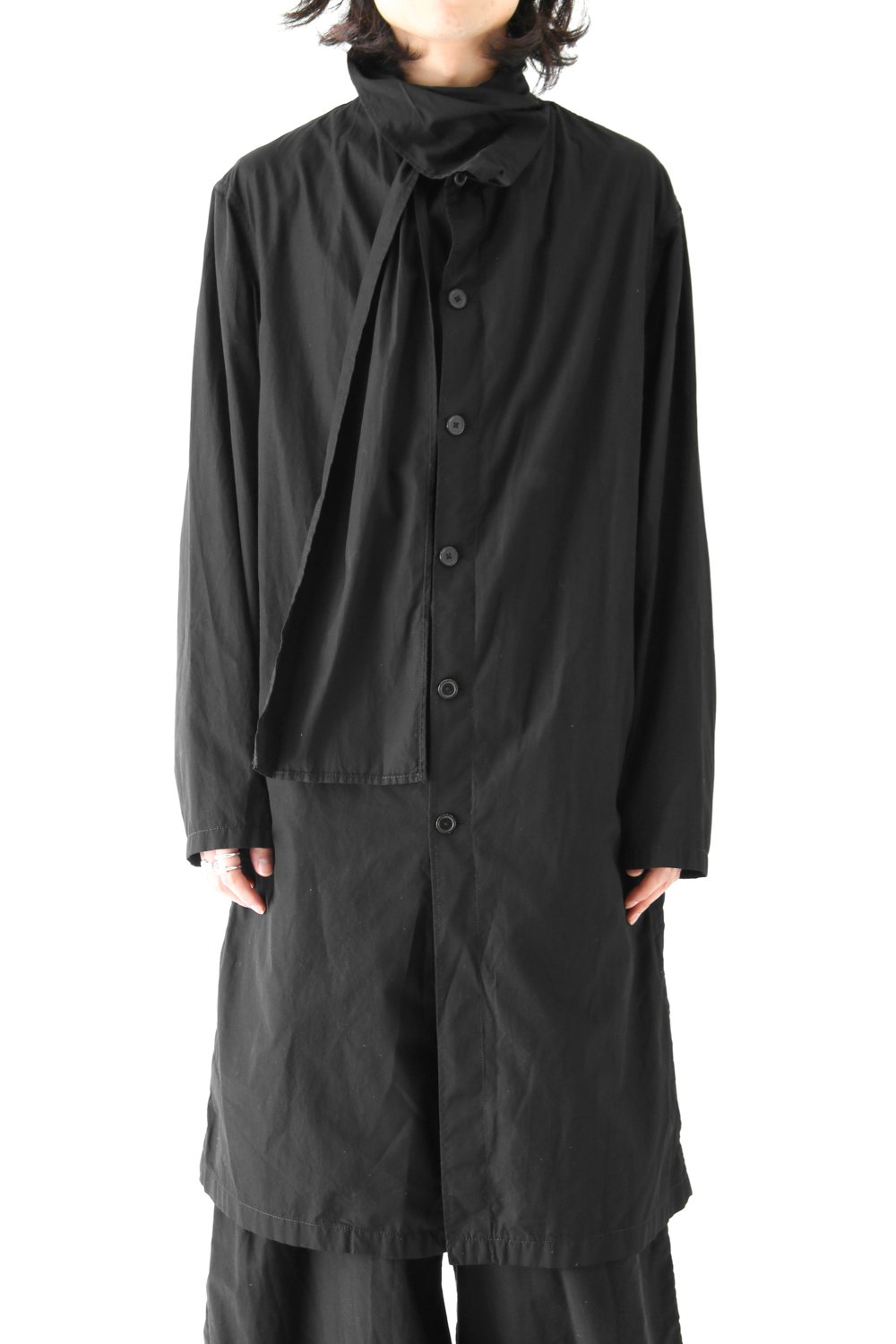 Dyed Coat with Stole