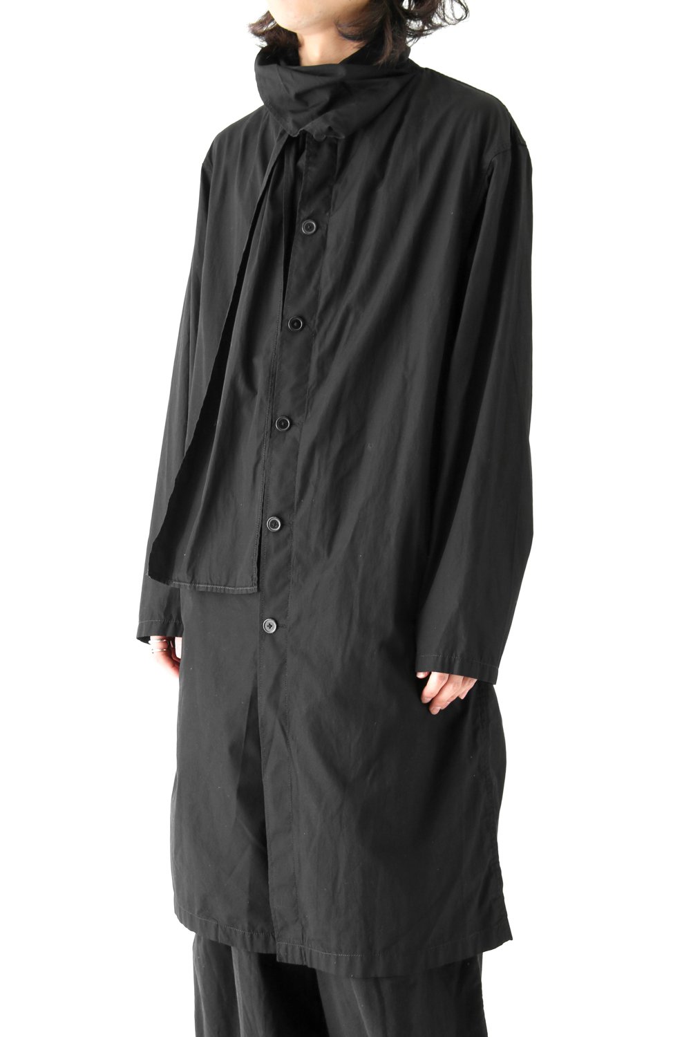 Dyed Coat with Stole