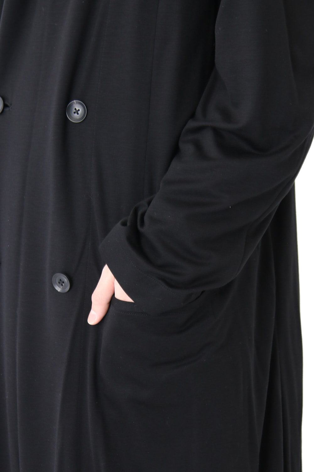 Cut-out Stole Coat
