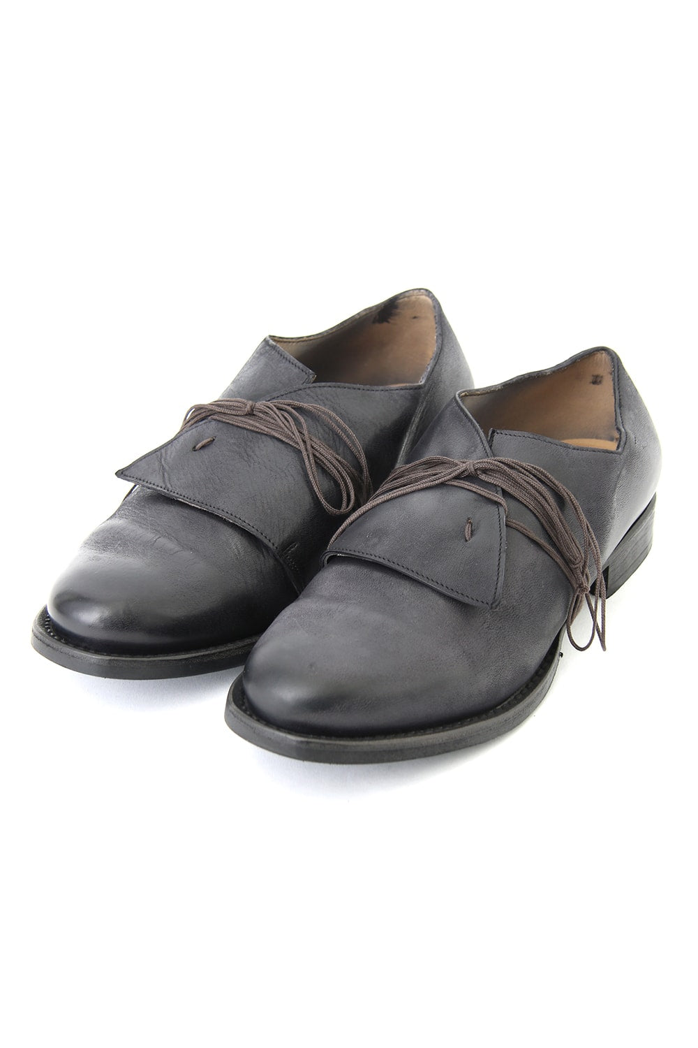 Asymmetric Derby Shoes