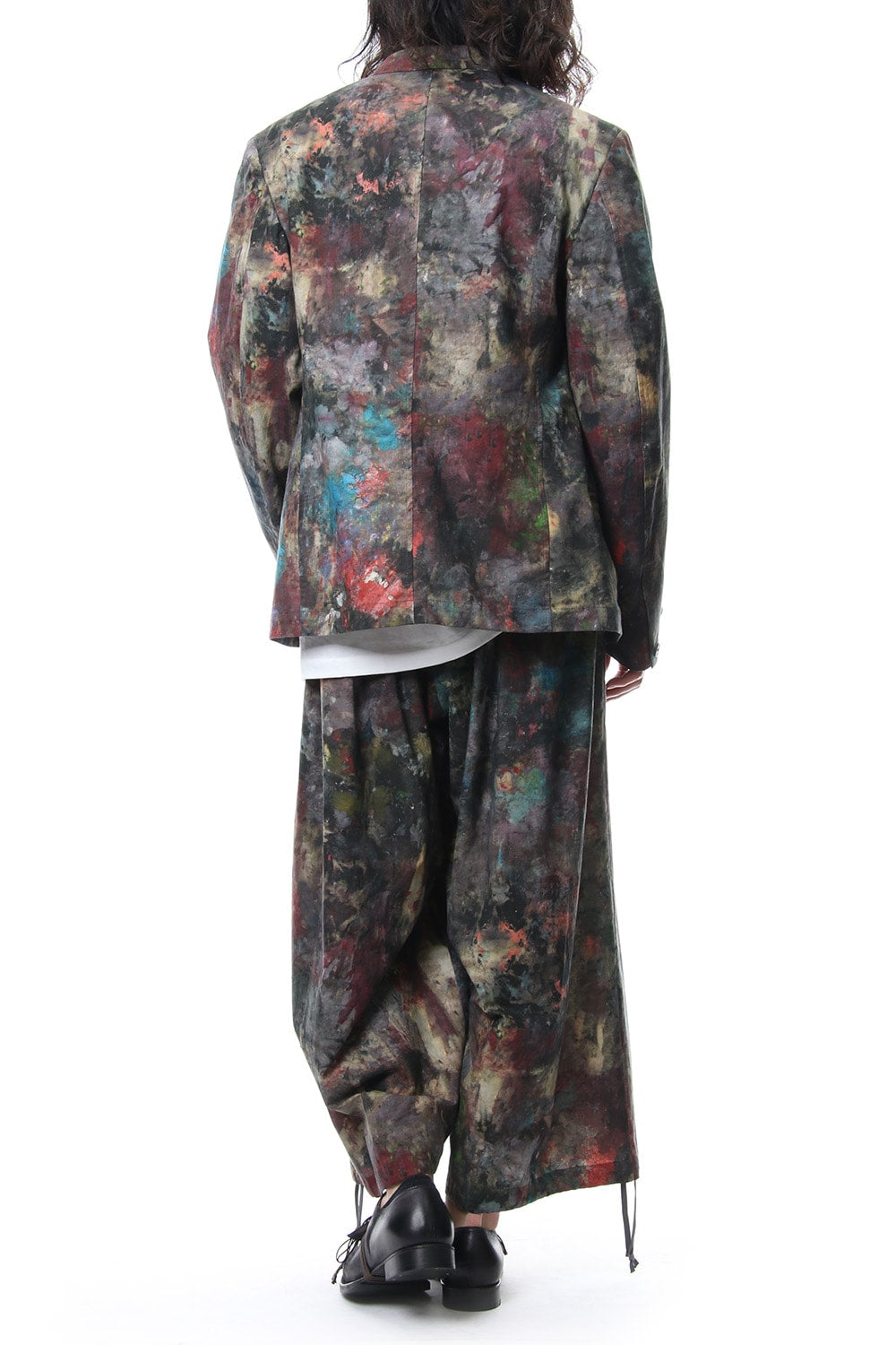 Paint Print Balloon Pants