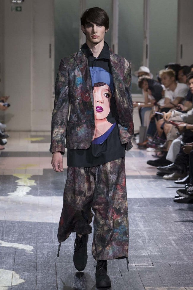 Paint Print Balloon Pants