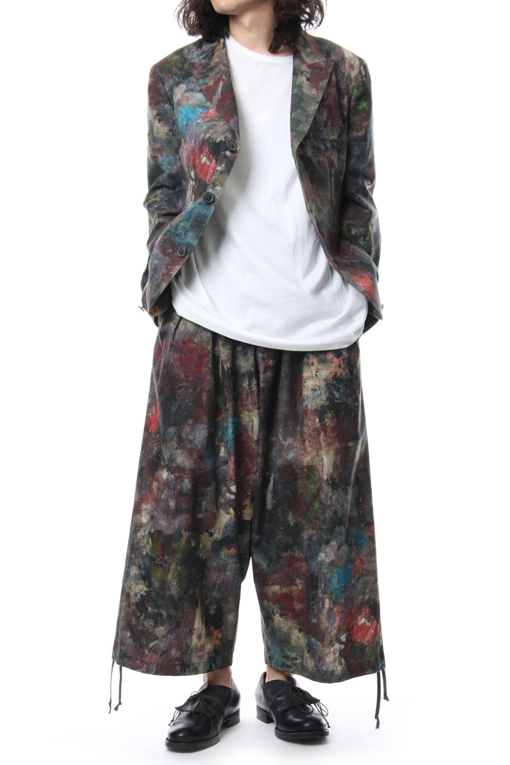 Paint Print Balloon Pants