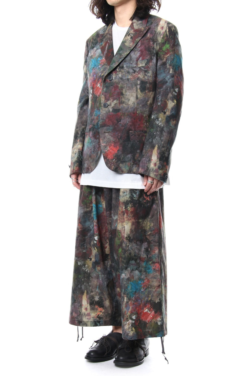 Paint Print Balloon Pants