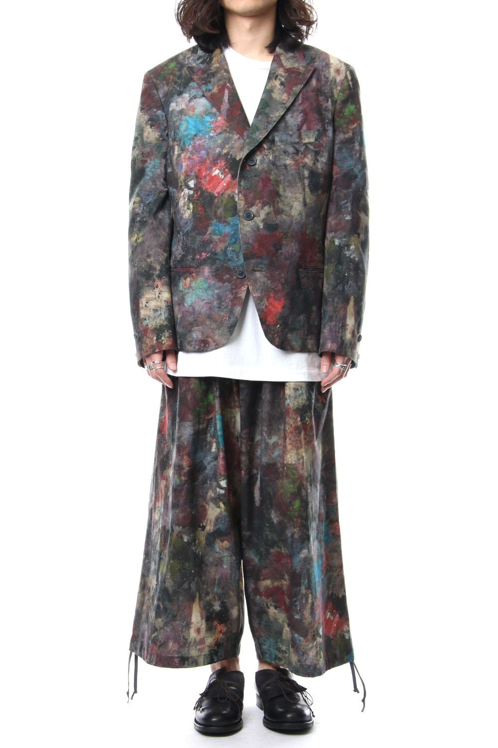 Paint Print Balloon Pants