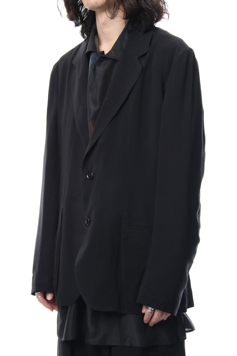 Rayon Loan Pocket Jacket