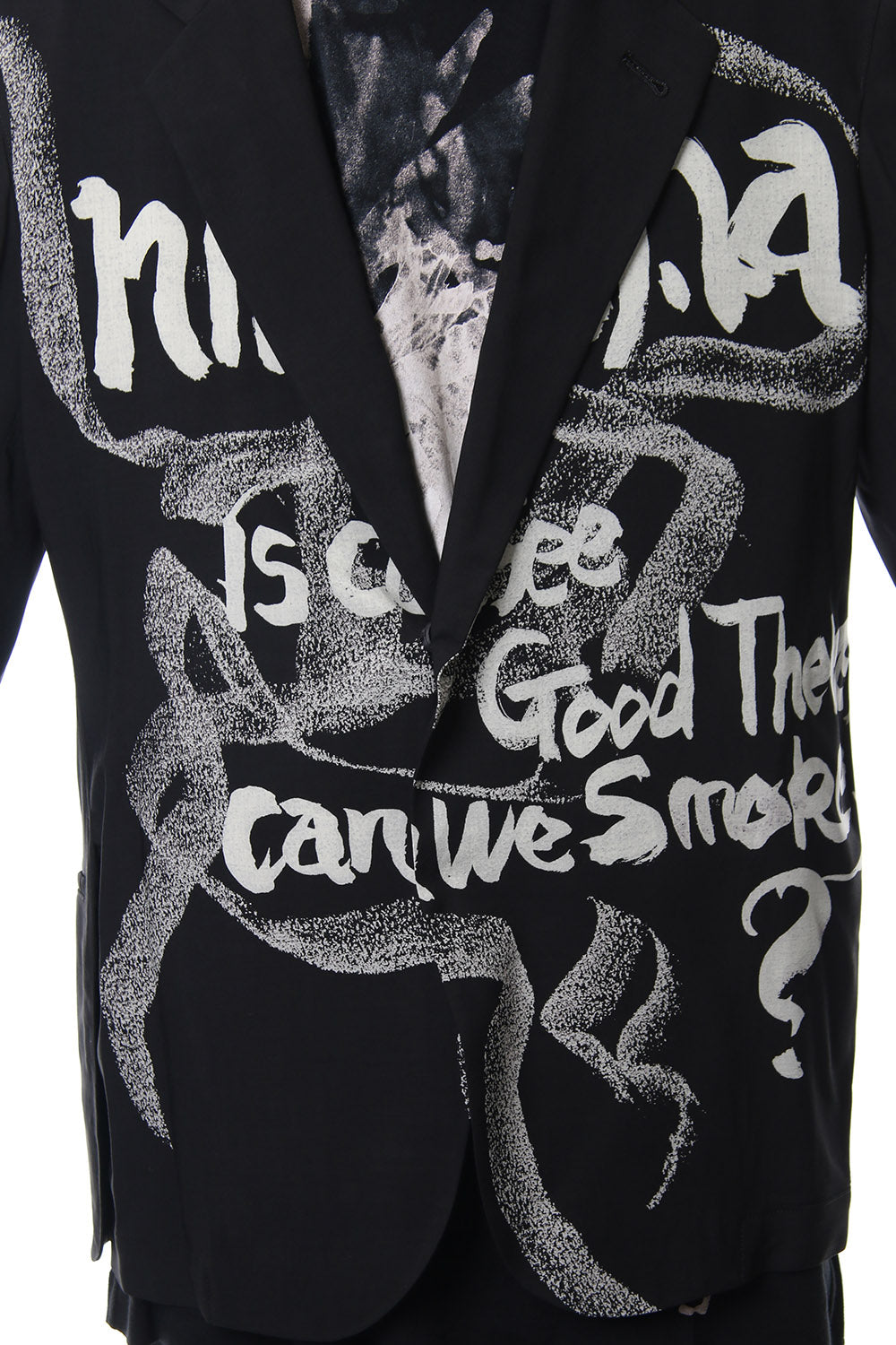 Right Pocket Discharge Print Jacket