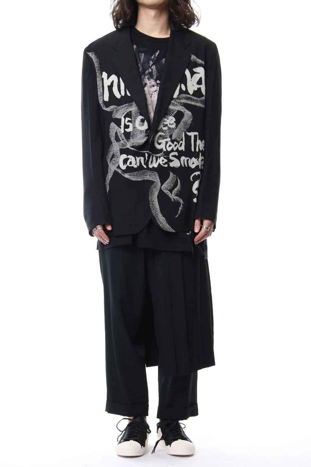 Right Pocket Discharge Print Jacket