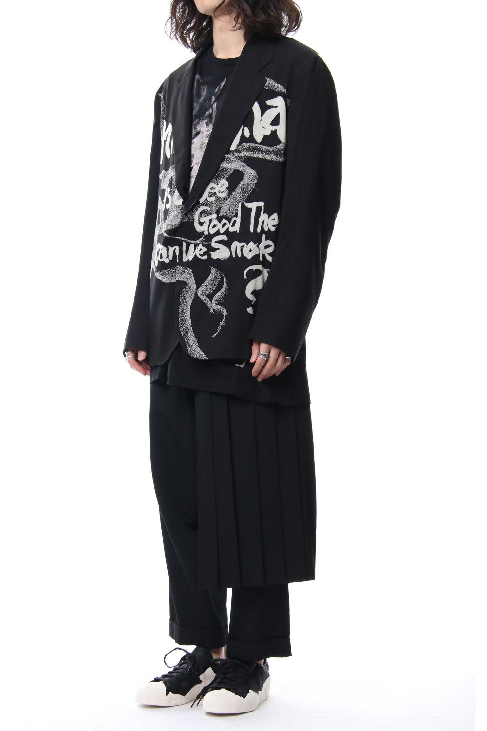 Right Pocket Discharge Print Jacket