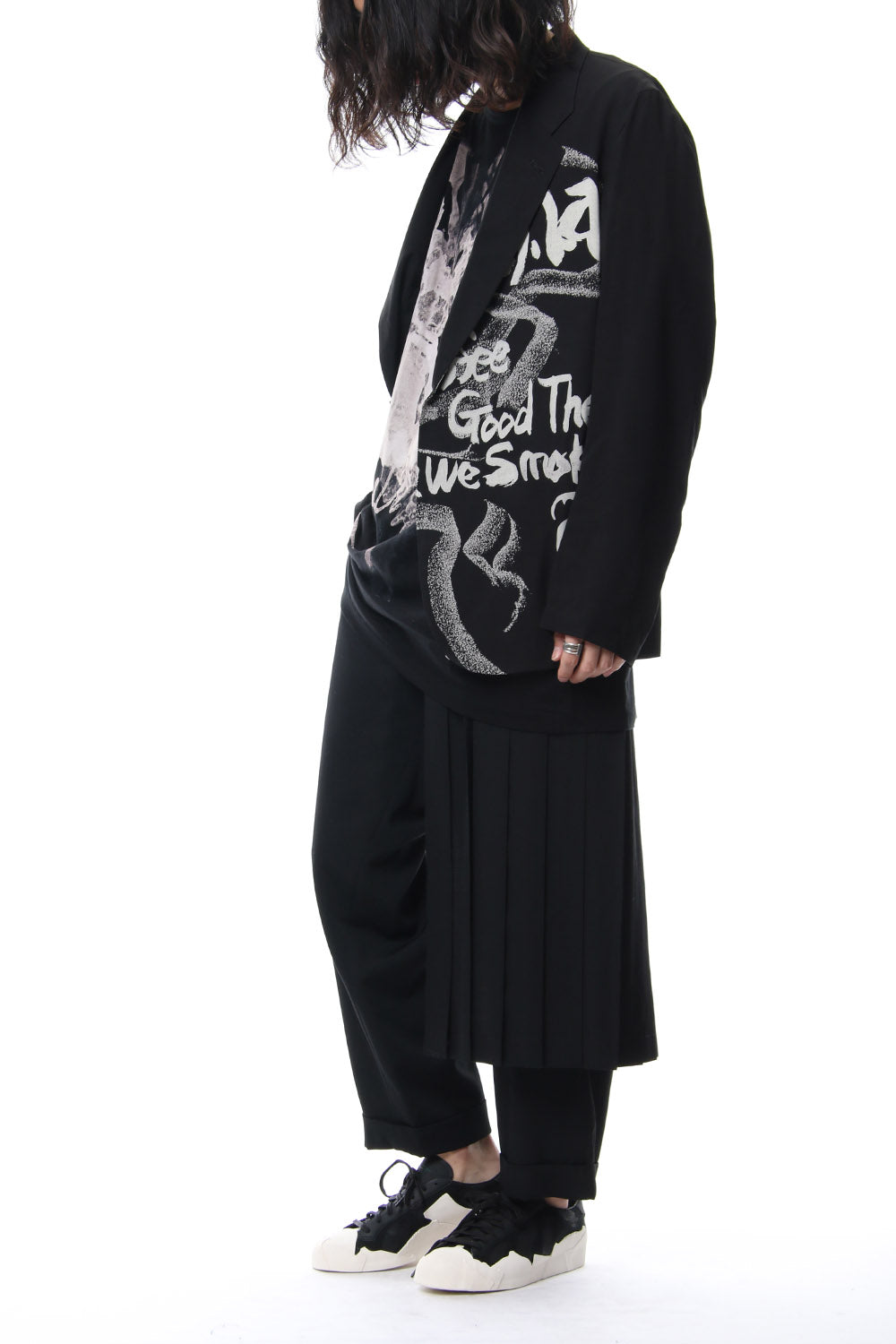 Left Pleats Mackin Pants