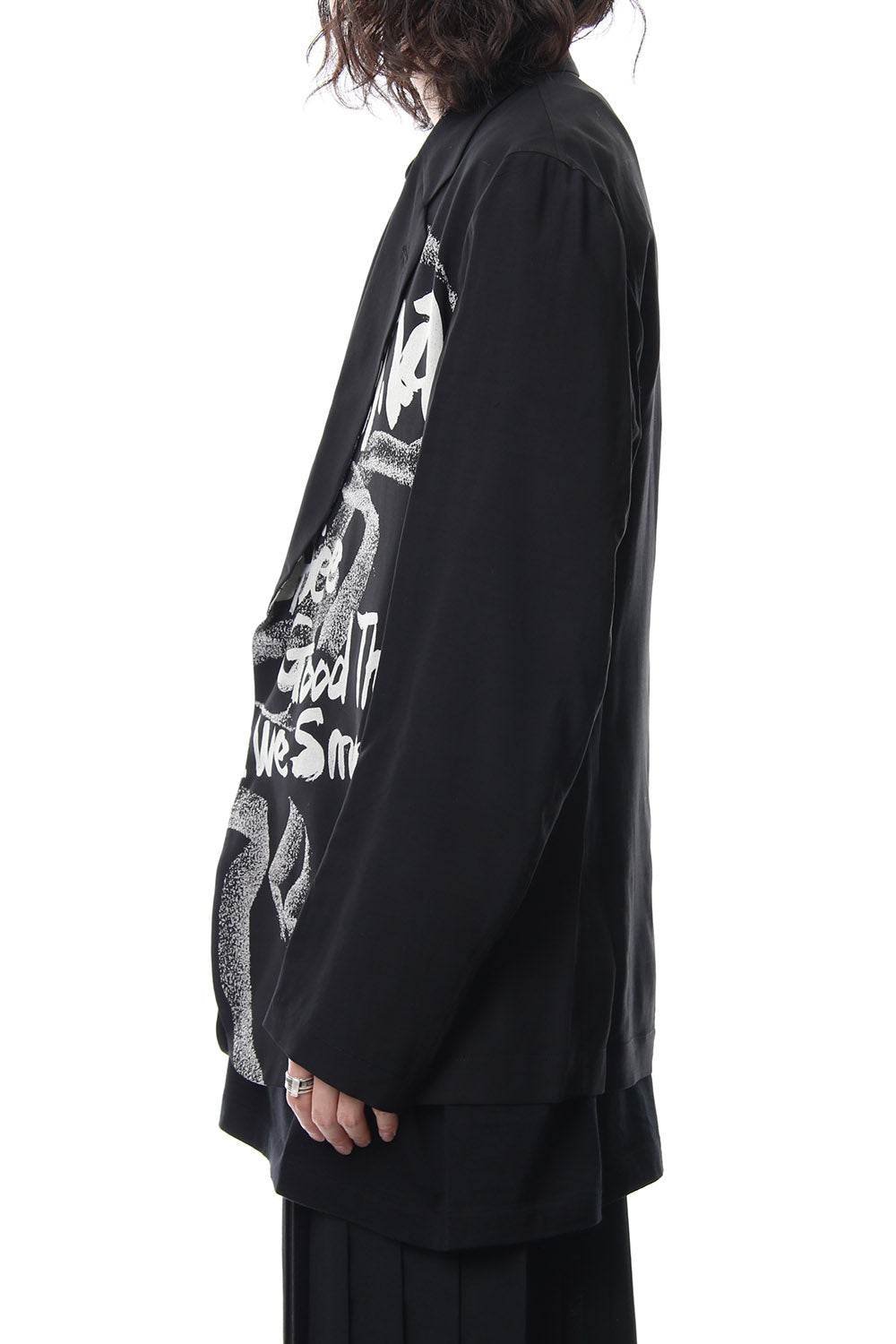 Right Pocket Discharge Print Jacket