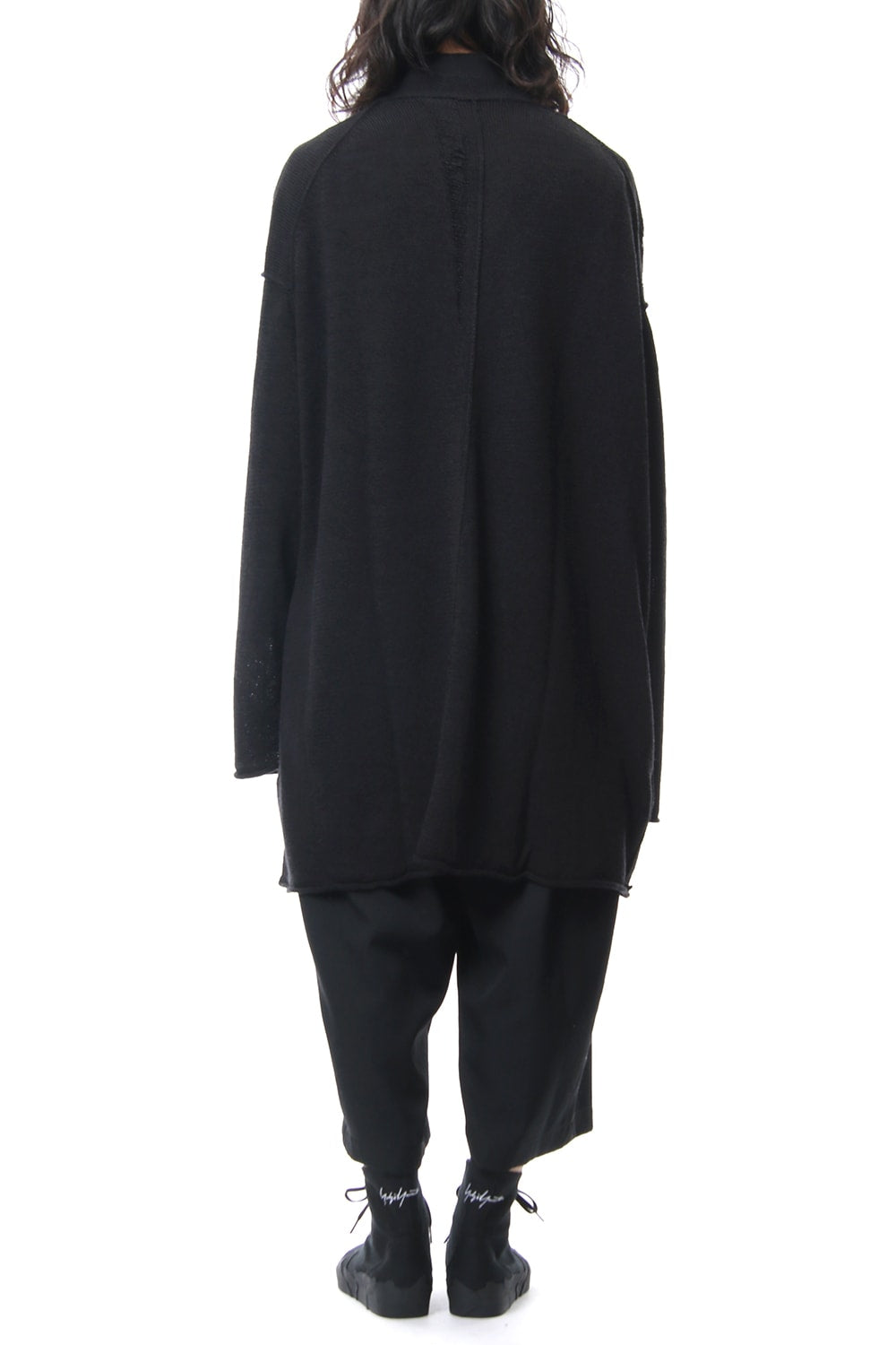 Damage Knit Design Cardigan 