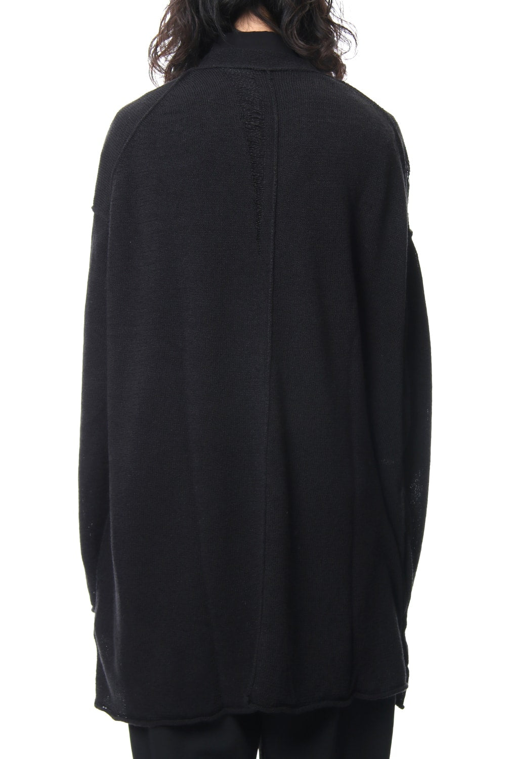 Damage Knit Design Cardigan 