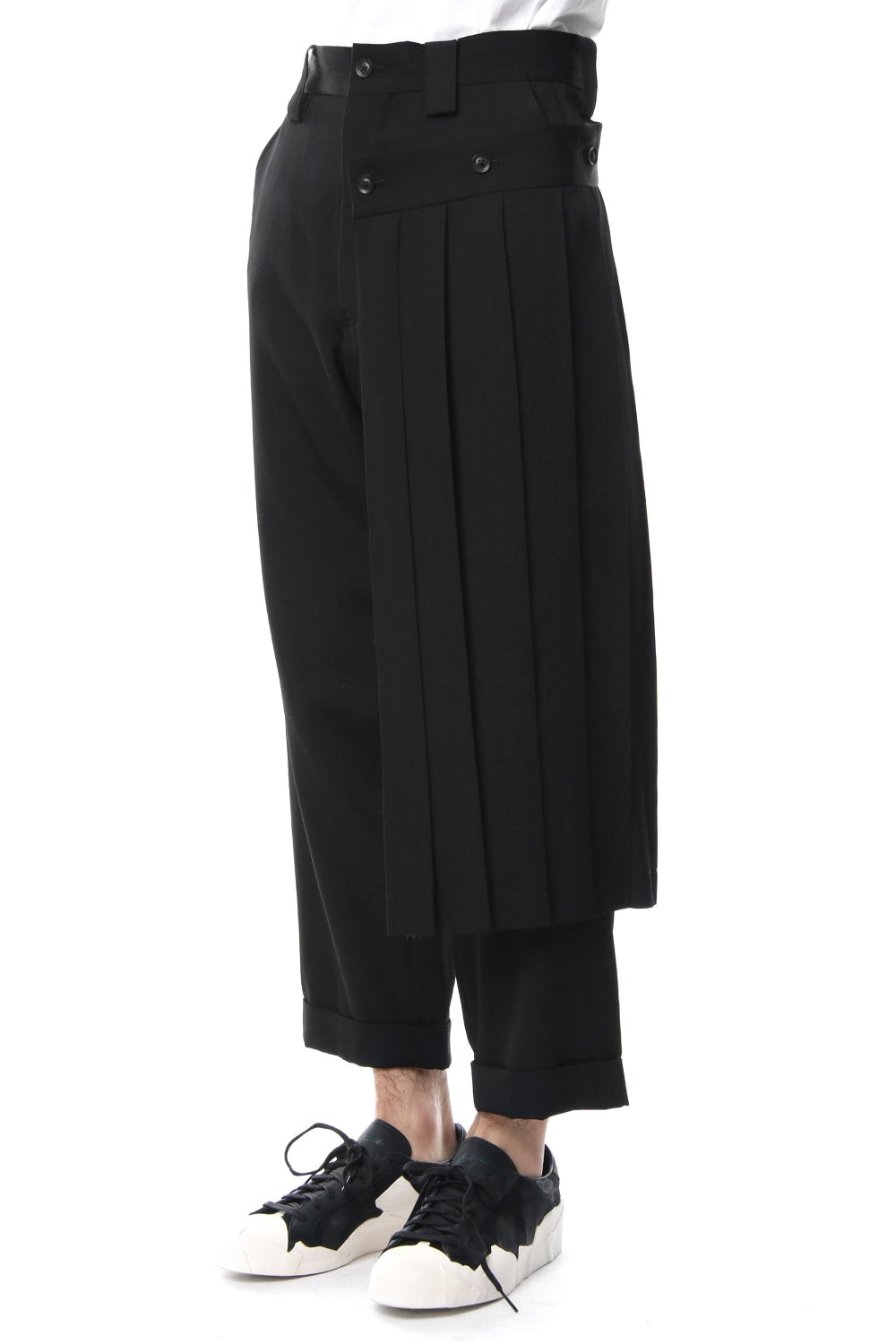 Left Pleats Mackin Pants