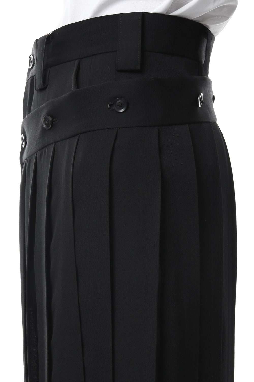 Left Pleats Mackin Pants