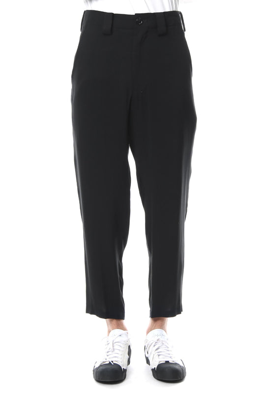 Rayon Loan Slim Cropped Pants