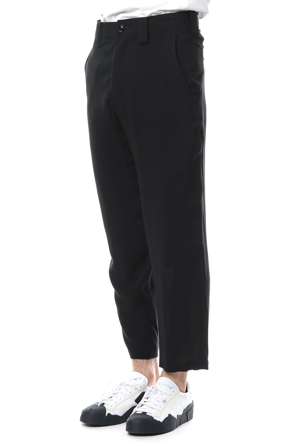 Rayon Loan Slim Cropped Pants