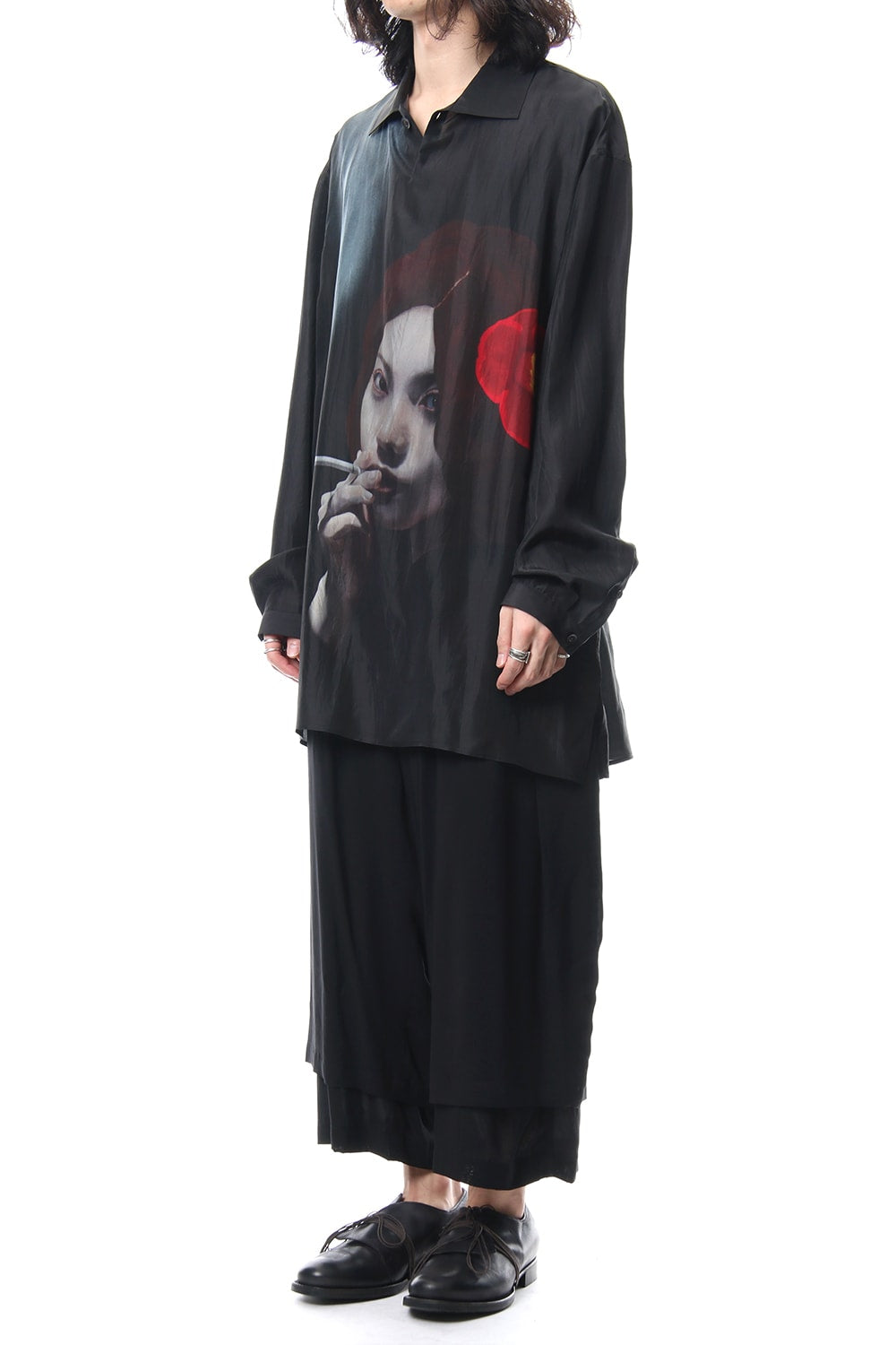 Rayon Loan 2 Tuck Layered Pants