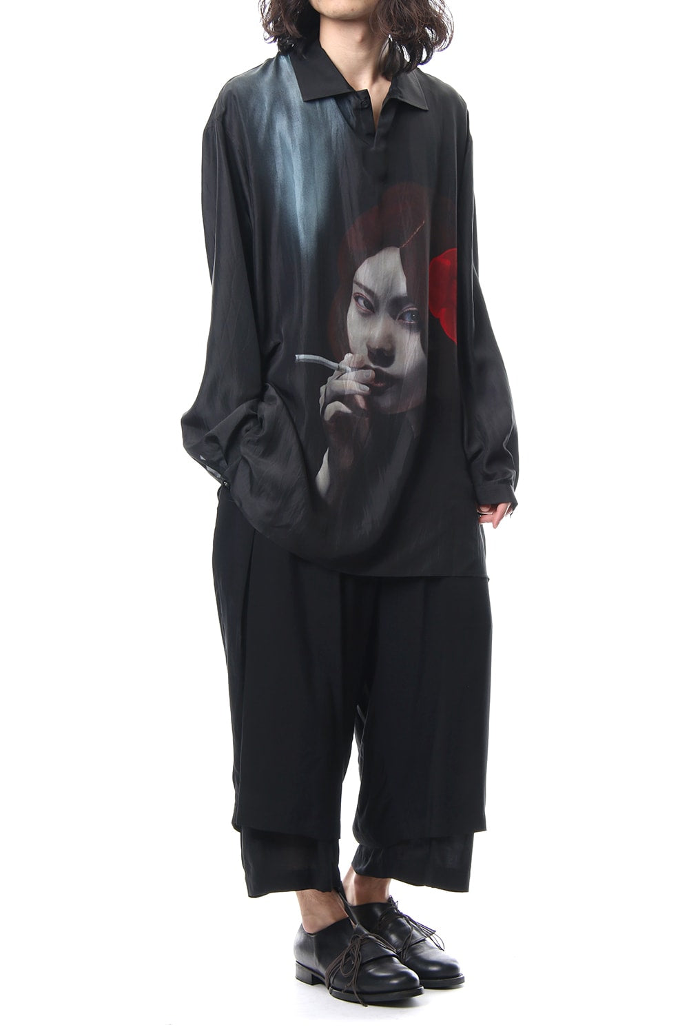 Rayon Loan 2 Tuck Layered Pants