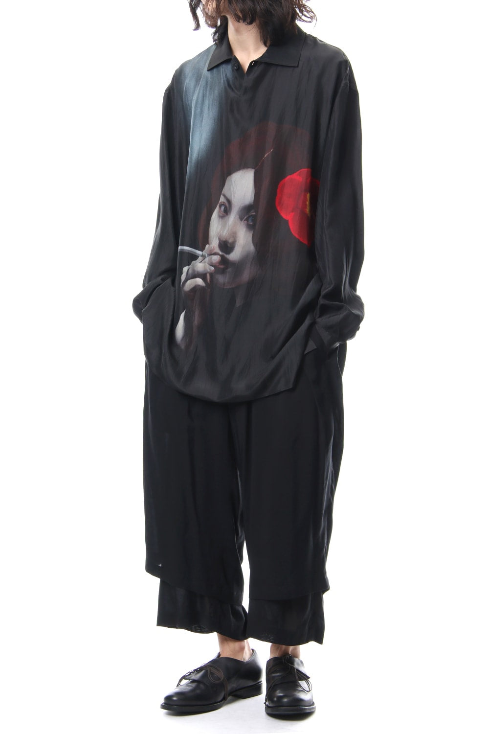 Rayon Loan 2 Tuck Layered Pants