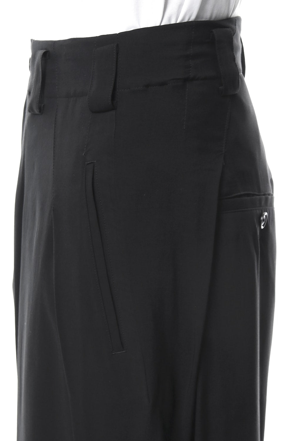 Rayon Loan 2 Tuck Layered Pants