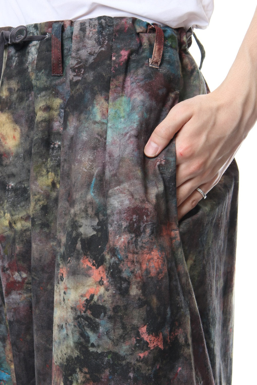 Paint Print Balloon Pants