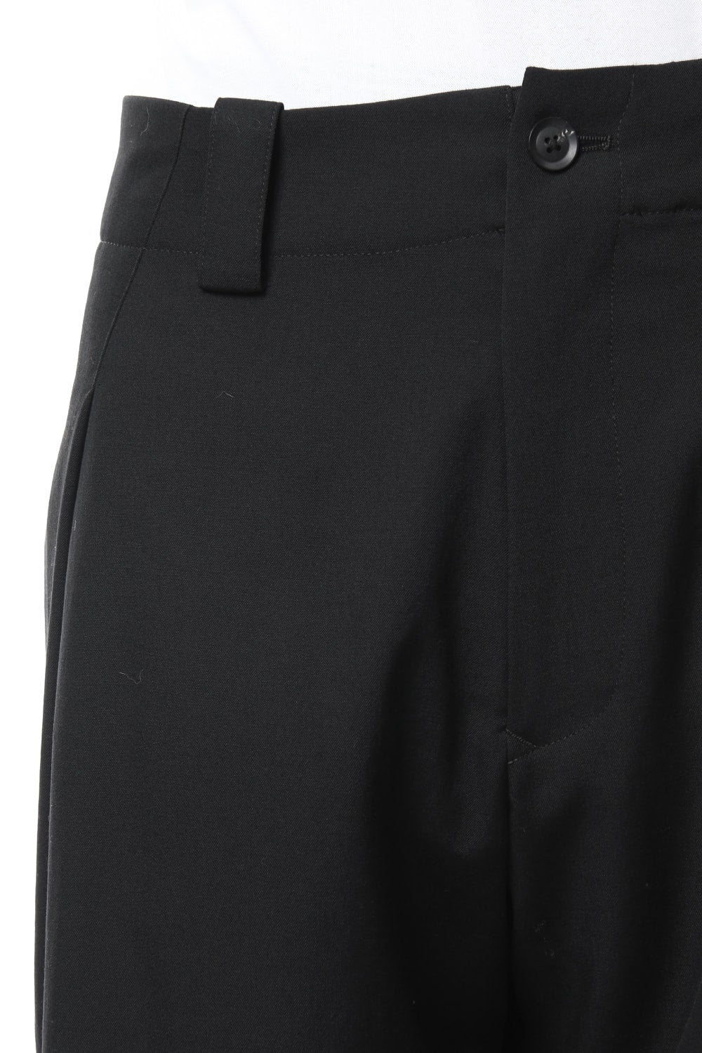 Gabardine Side Tuck Pants