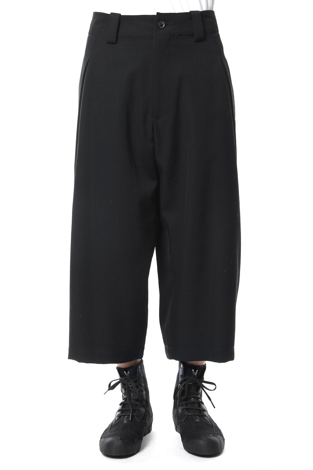 Gabardine Side Tuck Pants