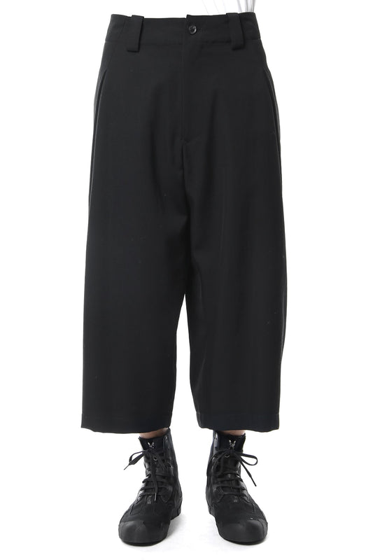 Gabardine Side Tuck Pants