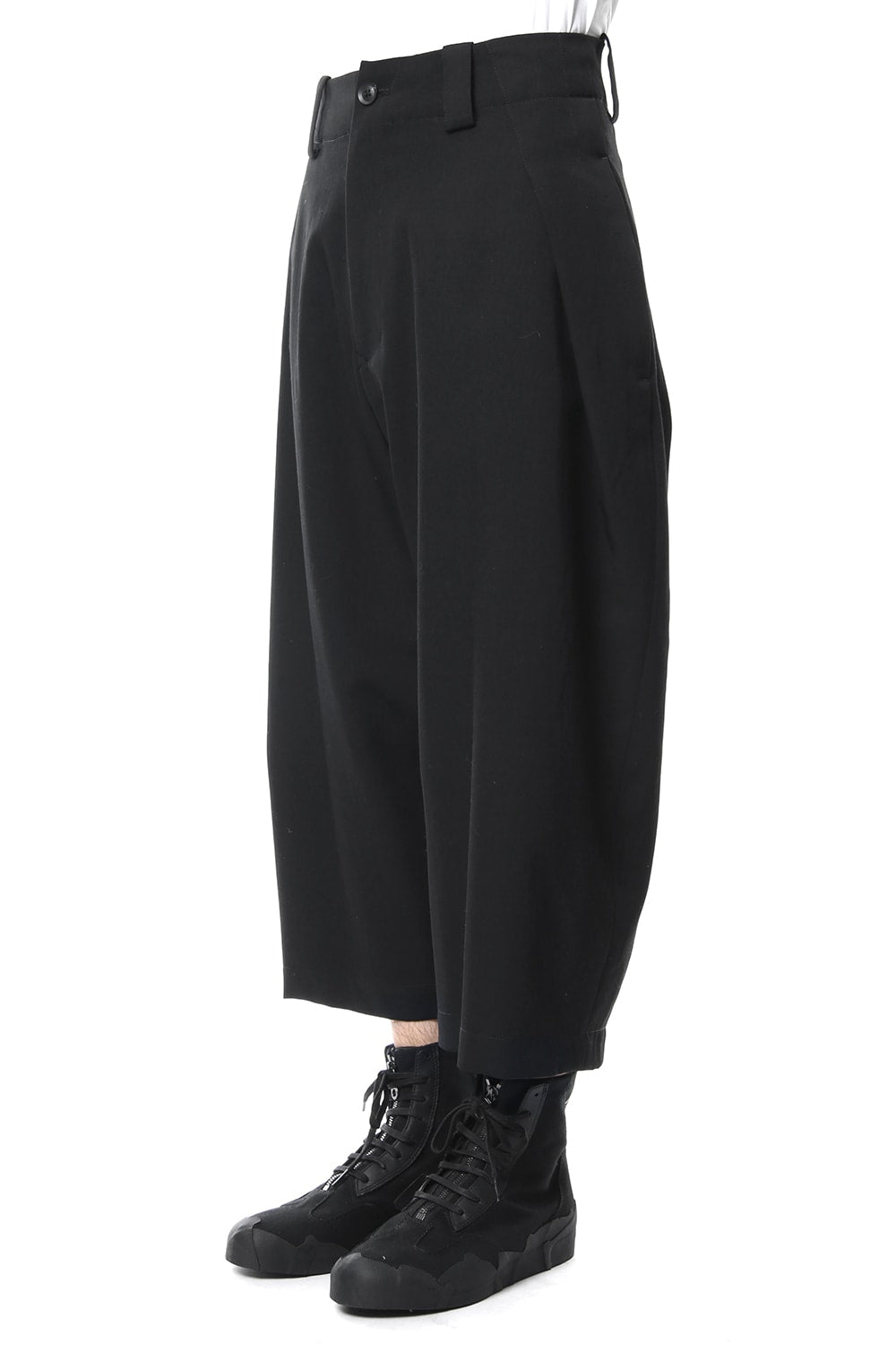 Gabardine Side Tuck Pants