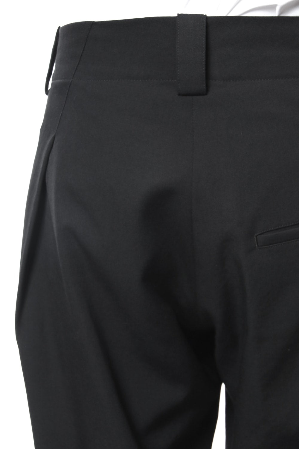 Gabardine Side Tuck Pants