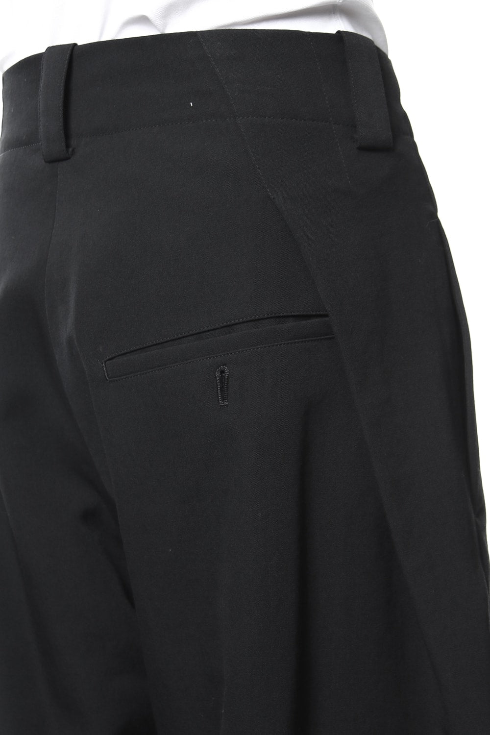 Gabardine Side Tuck Pants