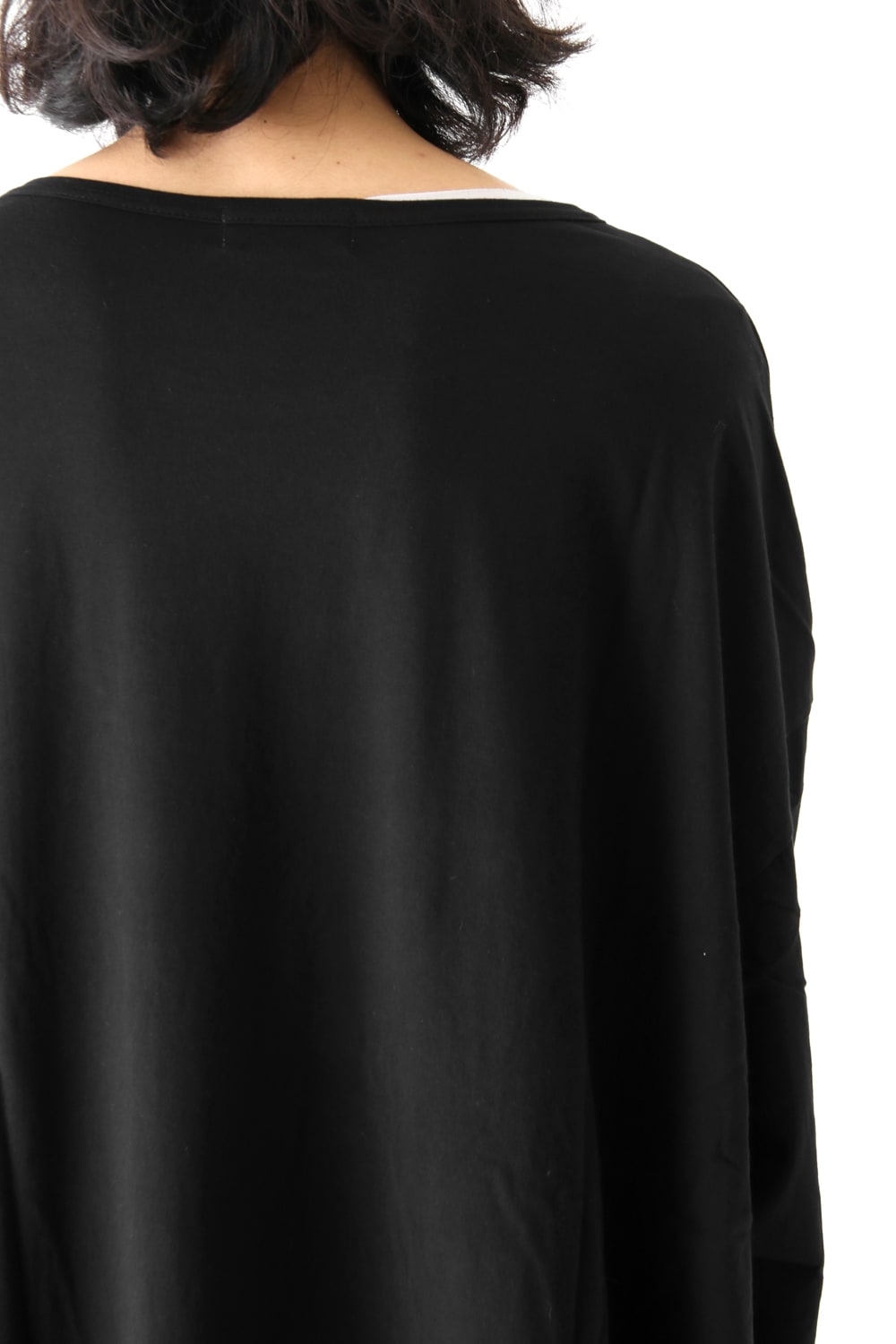 Crew Neck Oversized Long Sleeve T-shirt B