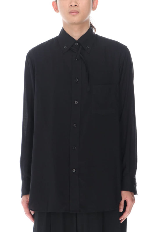 Shirt with Looped Base collar