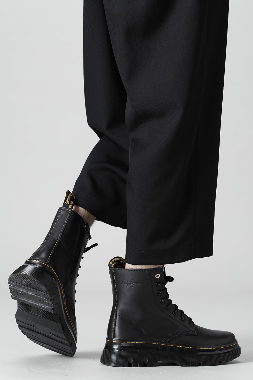 Yohji Yamamoto × Dr. Martens Tarian boots