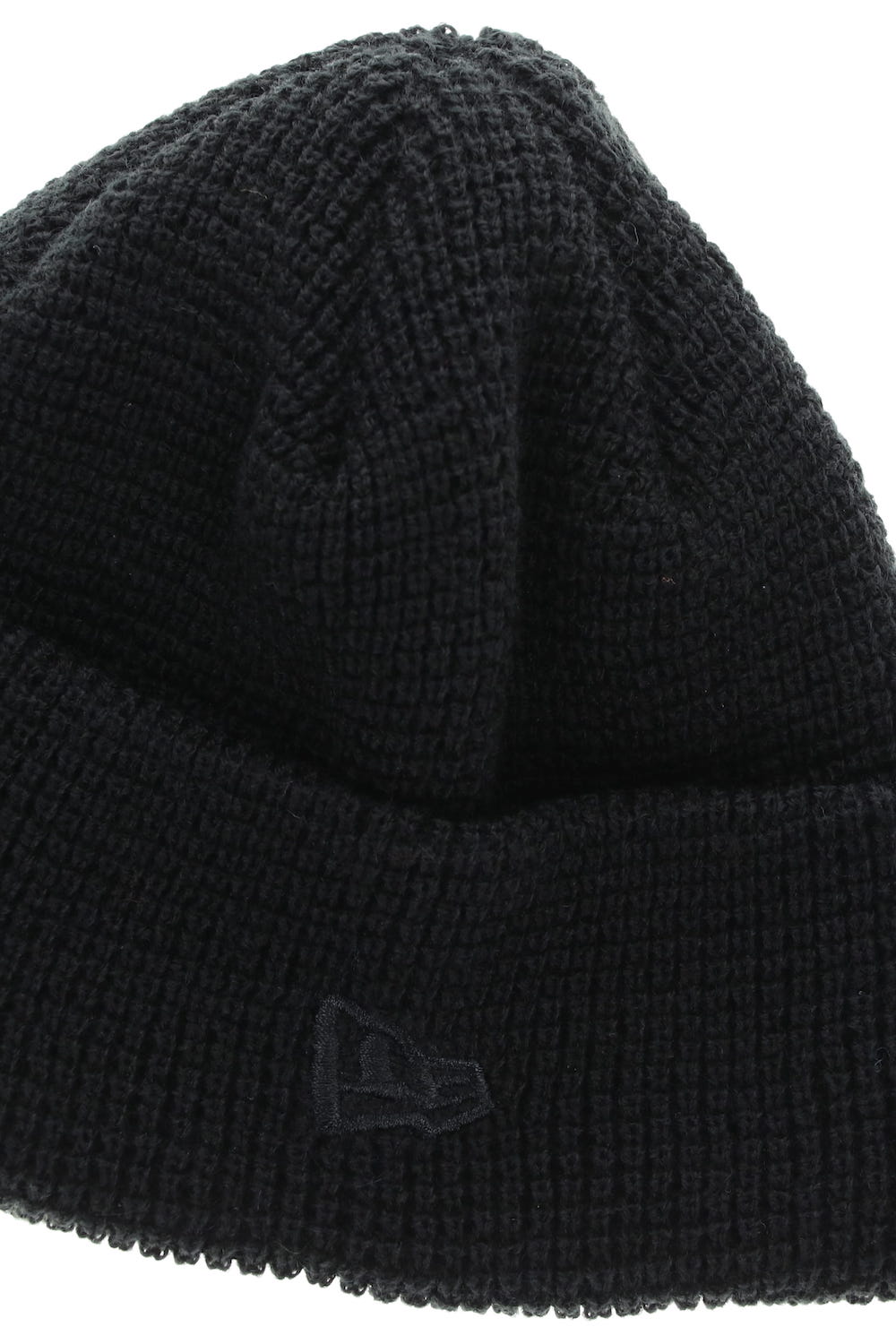 ニューエラ × ヨウジヤマモト カフワッフルニット YY レザーパッチ