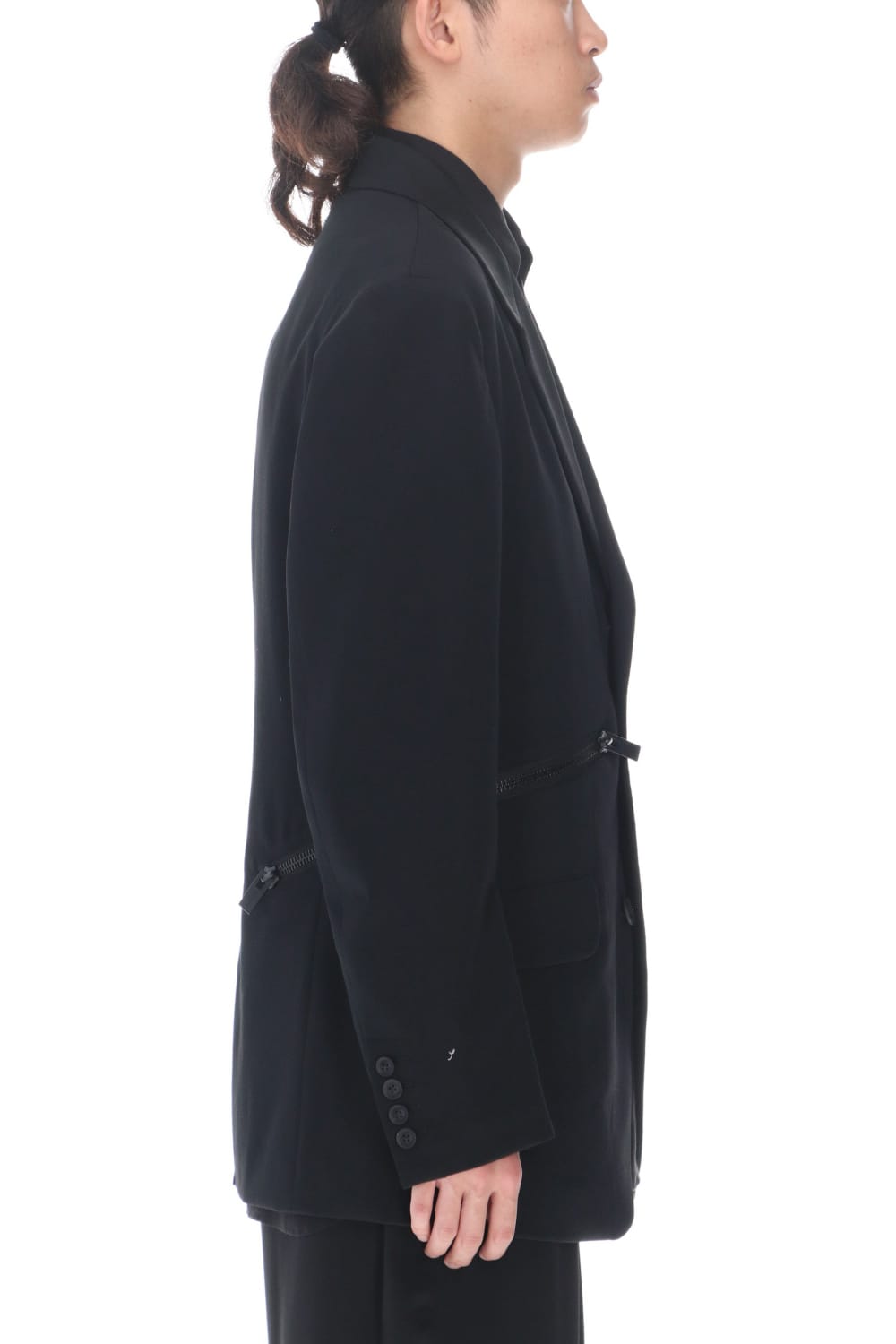 右脇ファスナーあき ジャケット